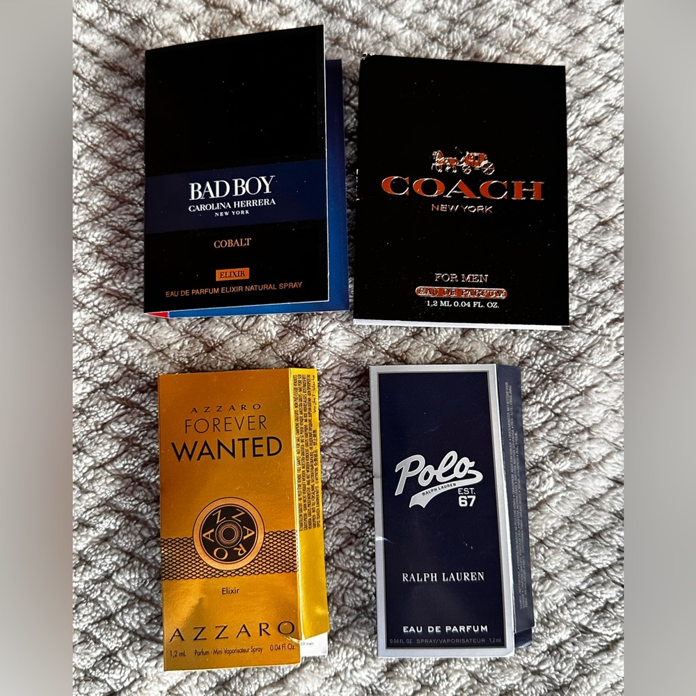 NEW Men’s 4 Piece Fragrance Sample Set